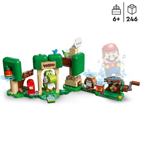 LEGO Super Mario 71406 Pack Espansione Casa dei Regali di Yoshi con 2 Figure, Giocattoli da Combinare con gli Starter Pack - 3