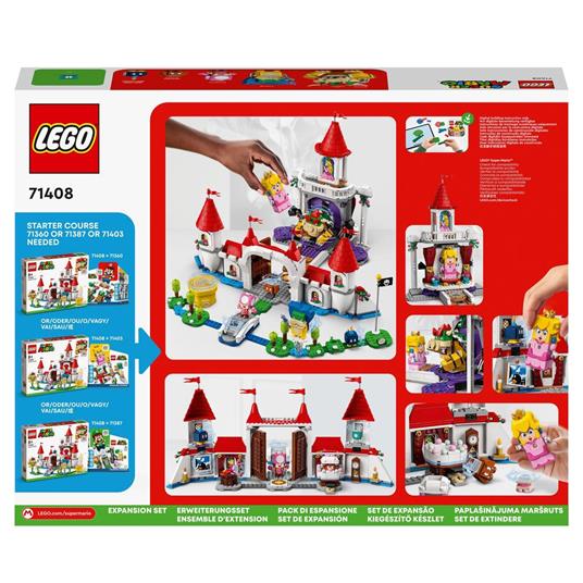 LEGO Super Mario 71408 Pack Espansione Castello di Peach, Giocattoli Creativi con 5 Figure, si Combina con gli Starter Pack - 9