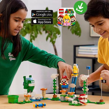 LEGO Super Mario 71409 Pack Espansione Sfida sulle Nuvole di Spike Gigante, Giocattoli da Combinare con gli Starter Pack - 2