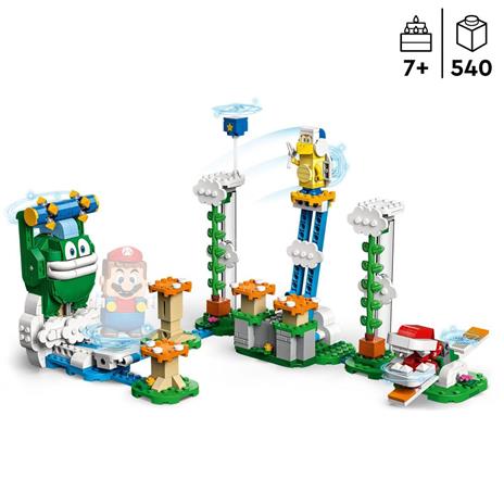 LEGO Super Mario 71409 Pack Espansione Sfida sulle Nuvole di Spike Gigante, Giocattoli da Combinare con gli Starter Pack - 3