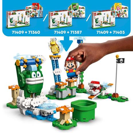 LEGO Super Mario 71409 Pack Espansione Sfida sulle Nuvole di Spike Gigante, Giocattoli da Combinare con gli Starter Pack - 4