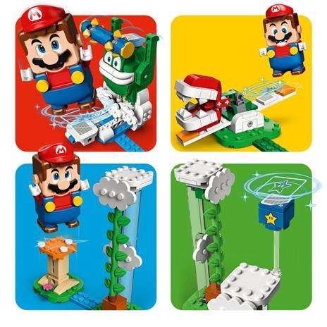 LEGO Super Mario 71409 Pack Espansione Sfida sulle Nuvole di Spike Gigante, Giocattoli da Combinare con gli Starter Pack - 5