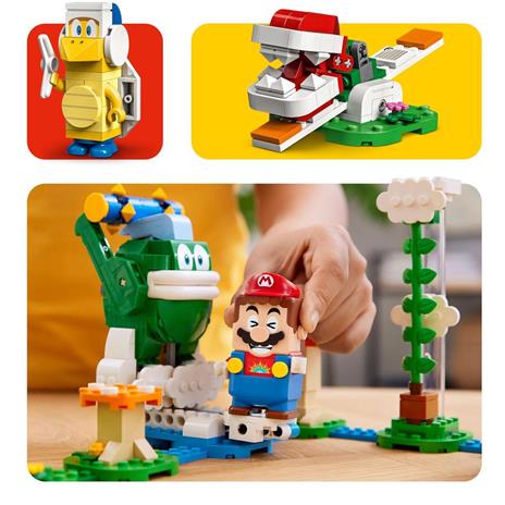 LEGO Super Mario 71409 Pack Espansione Sfida sulle Nuvole di Spike Gigante, Giocattoli da Combinare con gli Starter Pack - 6