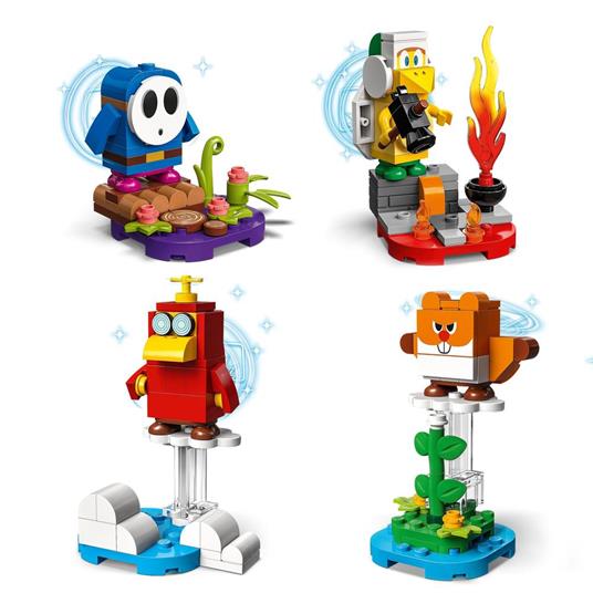 LEGO Super Mario Pack Personaggi - Serie 5, Set Misterioso di Personaggi da Collezione con Supporto, 1 Modellino Casuale - 5