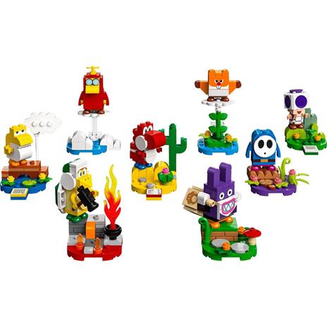 LEGO Super Mario Pack Personaggi - Serie 5, Set Misterioso di Personaggi da Collezione con Supporto, 1 Modellino Casuale - 7