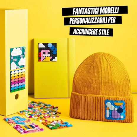 LEGO DOTS 41957 Mega Pack Patch Adesivi, Set 5 in 1 Fai da Te, Toppe Adesive, Regalo Creativo, Giochi per Bambini dai 6 Anni - 4