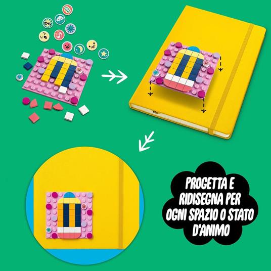 LEGO DOTS 41957 Mega Pack Patch Adesivi, Set 5 in 1 Fai da Te, Toppe Adesive, Regalo Creativo, Giochi per Bambini dai 6 Anni - 5