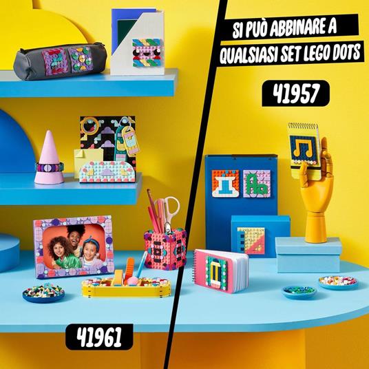 LEGO DOTS 41957 Mega Pack Patch Adesivi, Set 5 in 1 Fai da Te, Toppe Adesive, Regalo Creativo, Giochi per Bambini dai 6 Anni - 6