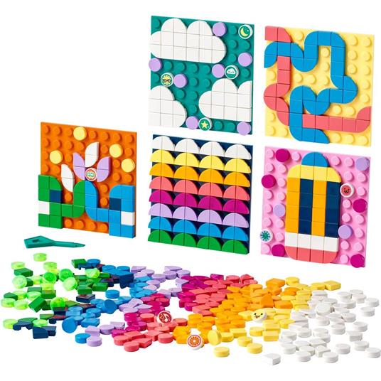 LEGO DOTS 41957 Mega Pack Patch Adesivi, Set 5 in 1 Fai da Te, Toppe Adesive, Regalo Creativo, Giochi per Bambini dai 6 Anni - 7