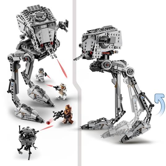 LEGO Star Wars 75322 AT-ST di Hoth con Minifigure di Chewbacca e Droide, Modellino del Film L'Impero Colpisce Ancora - 4