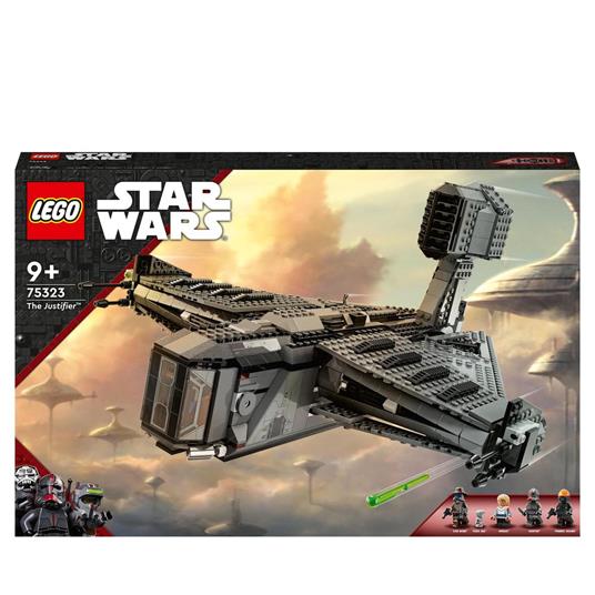 LEGO Star Wars 75323 The Justifier, Astronave Giocattolo da Costruire con 4 Minifigure e Droide Todo 360, Set The Bad Batch - LEGO - Star Wars TM - TV & Movies - Giocattoli | IBS