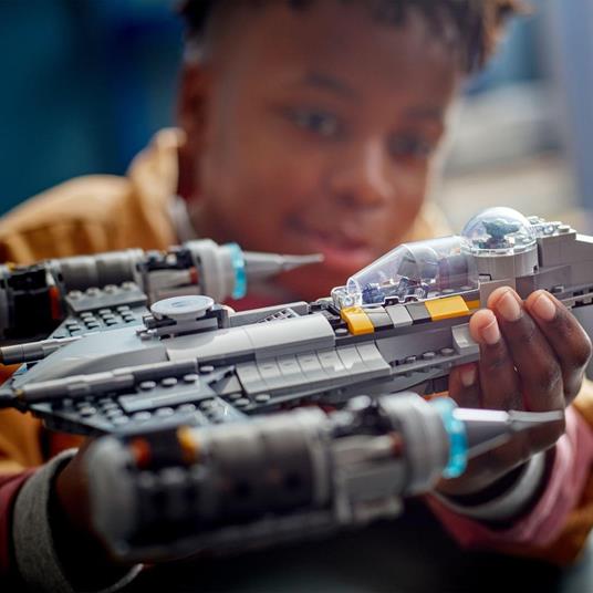 LEGO Star Wars 75325 Starfighter N-1 del Mandaloriano, Personaggi Peli Motto, Droide BD e Baby Yoda, Giocattolo Costruibile - 6