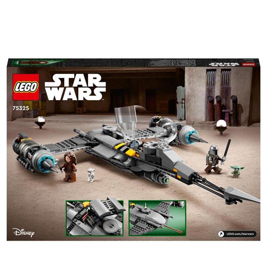 LEGO Star Wars 75325 Starfighter N-1 del Mandaloriano, Personaggi Peli Motto, Droide BD e Baby Yoda, Giocattolo Costruibile - 8