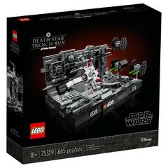 LEGO Star Wars 75329 Diorama Volo sulla Trincea della Morte Nera, Set Guerre Stellari per Adulti, TIE Advanced di Darth Vader - 2
