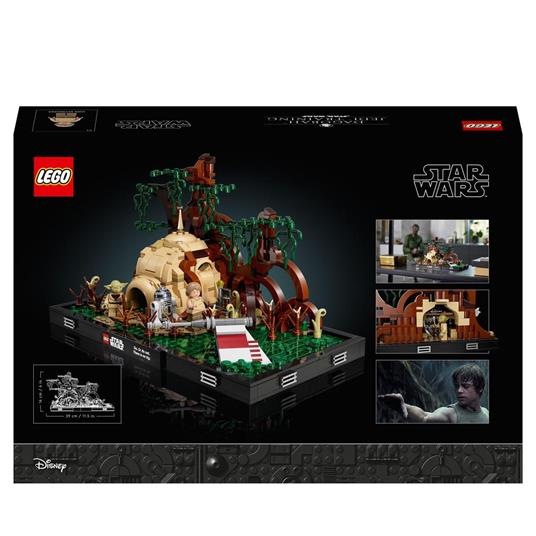 LEGO Star Wars 75330 Diorama Addestramento Jedi su Dagobah, Set Guerre Stellari per Adulti, Minifigure Yoda e Luke Skywalker - 10