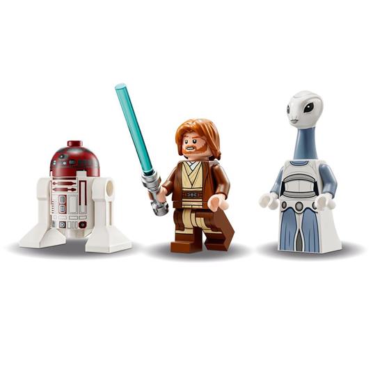 LEGO Star Wars 75333 Jedi Starfighter di Obi-Wan Kenobi, Set l'Attacco dei Cloni con Droide e Minifigure Taun We, Spada Laser - 5