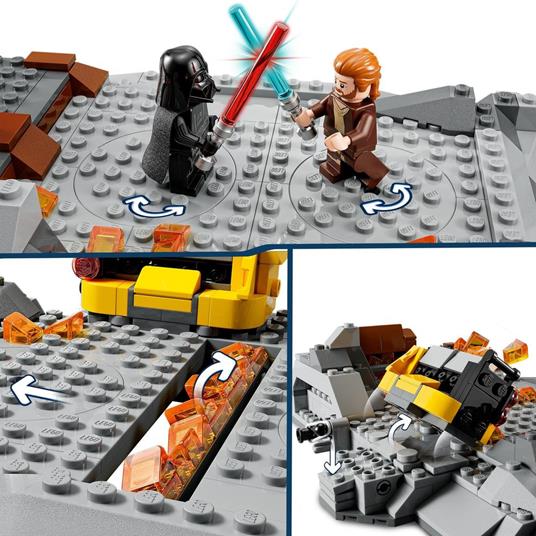 LEGO Star Wars 75334 Obi-Wan Kenobi vs. Darth Vader, Modellino da Costruire, Minifigure di Tala Durith con Pistola Giocattolo - 5