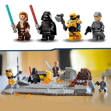 LEGO Star Wars 75334 Obi-Wan Kenobi vs. Darth Vader, Modellino da Costruire, Minifigure di Tala Durith con Pistola Giocattolo - 6