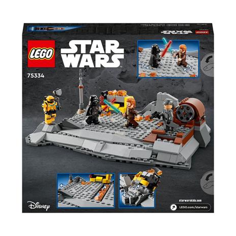 LEGO Star Wars 75334 Obi-Wan Kenobi vs. Darth Vader, Modellino da Costruire, Minifigure di Tala Durith con Pistola Giocattolo - 8
