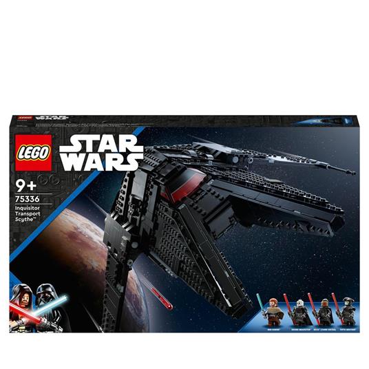 LEGO Star Wars 75336 Trasporto dell'Inquisitore Scythe, Astronave Giocattolo con Minifigure di Ben Kenobi con Spada Laser - LEGO - Star Wars - Astronavi - Giocattoli | IBS