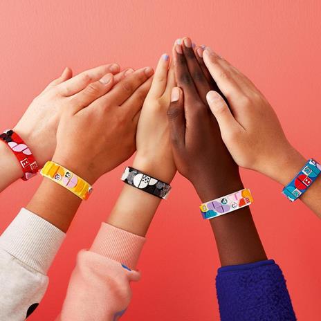 LEGO DOTS 41947 Disney Multipack Bracciali Topolino e Amici, Set per Creare Gioielli per Bambini con Tessere Glitterate - 6
