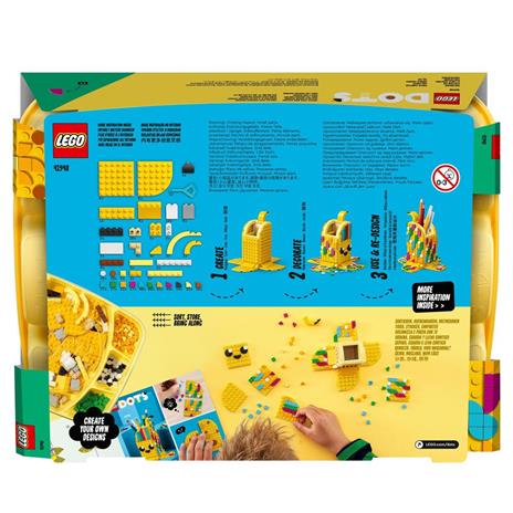 LEGO DOTS 41948 Simpatica Banana - Portapenne, Decorazione per la Cameretta, Giocattoli Creativi per Bambini di 6+ Anni - 9
