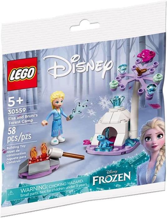 LEGO Disney Frozen Elsa e Bruni's Forest Camp - Set di sacchetti di  plastica 30559 - LEGO - Set mattoncini - Giocattoli