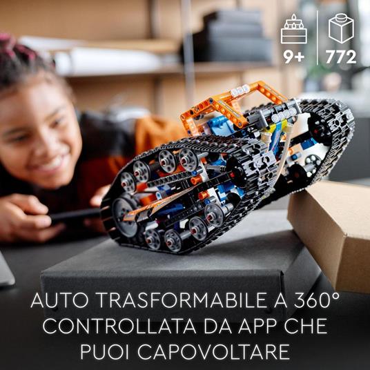 LEGO Technic 42140 Veicolo di Trasformazione Controllato da App, Macchina Fuoristrada Telecomandata, Auto Giocattolo RC - 2