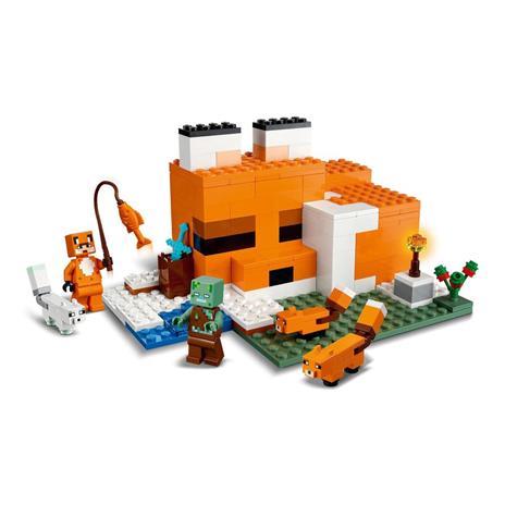 LEGO Minecraft 21178 Il Capanno della Volpe, Mattoncini da Costruzione, Set con Zombie e Animali, Giochi per Bambini - 3