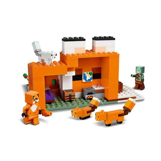 LEGO Minecraft 21178 Il Capanno della Volpe, Mattoncini da Costruzione, Set con Zombie e Animali, Giochi per Bambini - 4