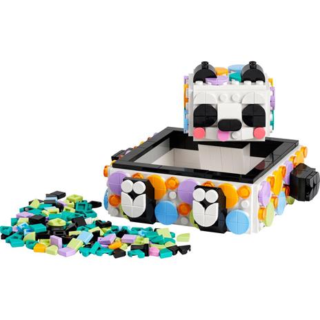 LEGO DOTS 41959 Il Simpatico Panda portaoggetti, Set Scatola Fai da Te, Regalo Creativo, Giochi per Bambini dai 6 Anni - 7