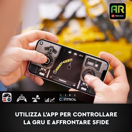 LEGO Technic 42146 Gru Cingolata Liebherr LR 13000 Veicolo da Cantiere Telecomandato con App Control+ Modellismo per Adulti - 6