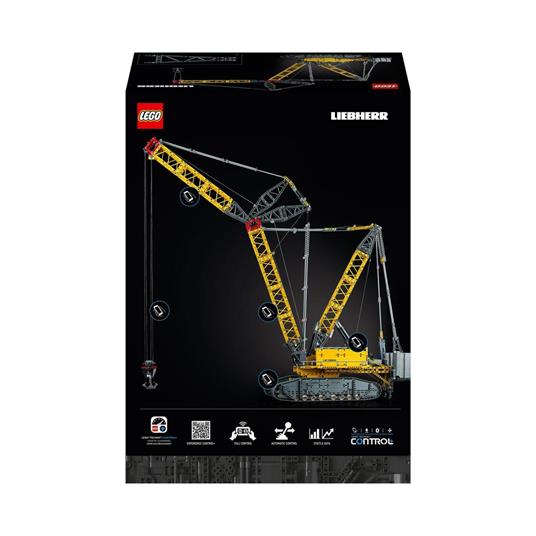 LEGO Technic 42146 Gru Cingolata Liebherr LR 13000 Veicolo da Cantiere Telecomandato con App Control+ Modellismo per Adulti - 8