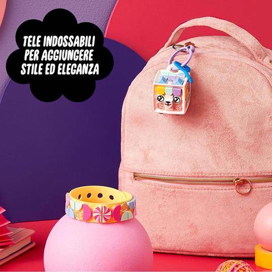 LEGO DOTS 41944 Dolci Tentazioni - Braccialetto e Bag Tag, 2 in 1, Kit Creazione Gioielli e Portachiavi, Giochi Creativi - 2