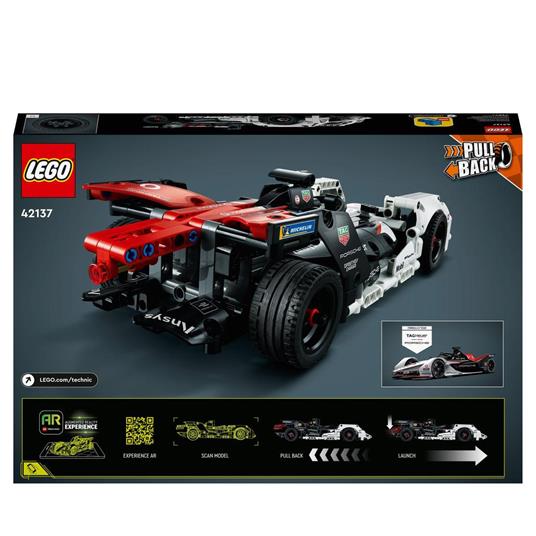 LEGO Technic 42137 Formula E Porsche 99X Electric, Auto da Corsa con App AR, Modellino da Costruire, Macchina Giocattolo - 8