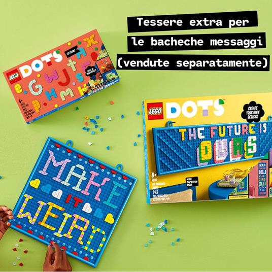 LEGO DOTS 41950 MEGA PACK - Lettere e Caratteri, Lavoretti Creativi Fai Da Te per Decorare, Giochi per Bambini di 6+ Anni - 4