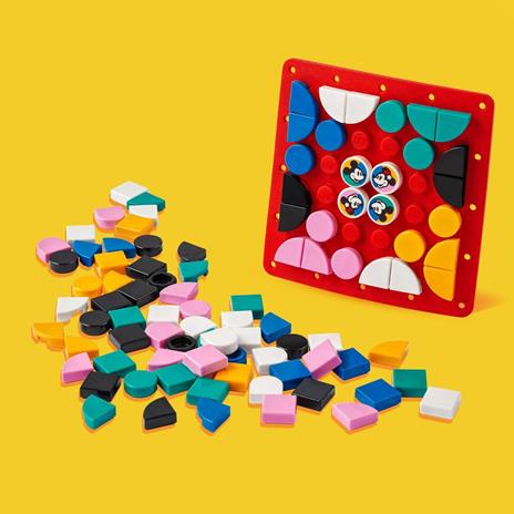 LEGO DOTS 41963 Disney Patch Stitch-on Topolino e Minnie, Kit Fai da Te, Toppa da Cucire per Decorare Vestiti o Accessori - 4