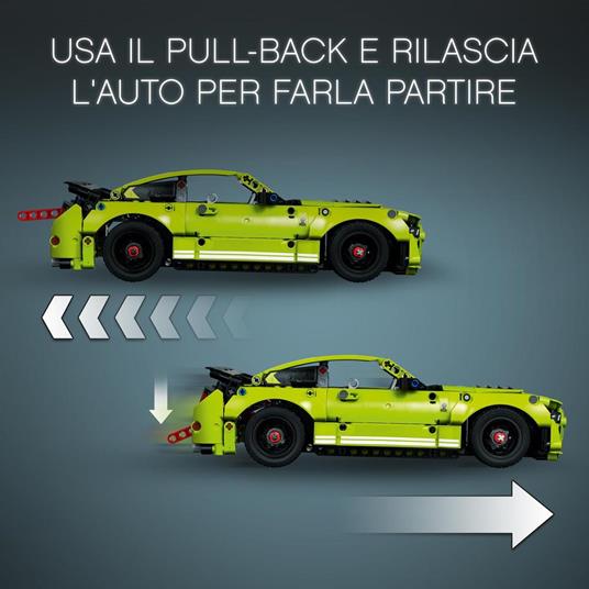 LEGO Speed Champions Auto Sportiva Ford Mustang Dark Horse, Macchina Giocattolo da Costruire per Bambini e