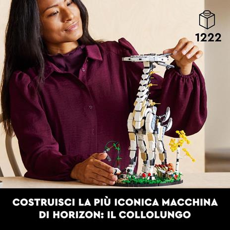 LEGO 76989 Horizon Forbidden West: Collolungo, Set per Adulti da Collezione, Modellino da Costruire con Minifigure di Aloy - 3
