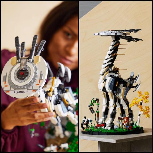 LEGO 76989 Horizon Forbidden West: Collolungo, Set per Adulti da Collezione, Modellino da Costruire con Minifigure di Aloy - 8