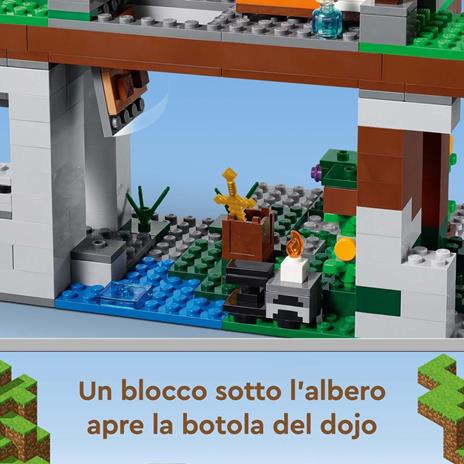 LEGO Minecraft 21183 I Campi d'Allenamento, Idea Regalo, Dojo e Bottega del Fabbro, Giochi per Bambini dagli 8 anni in su - 4