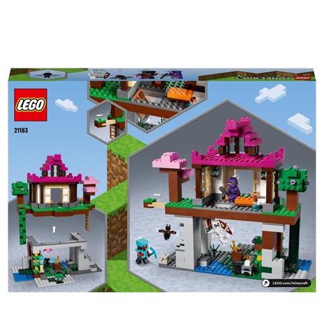 LEGO Minecraft 21183 I Campi d'Allenamento, Idea Regalo, Dojo e Bottega del Fabbro, Giochi per Bambini dagli 8 anni in su - 8
