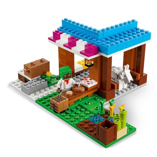 LEGO Minecraft 21184 La Panetteria, Villaggio di Neve, Casa Giocattolo con Creeper, Spada e Accessori, Giochi per Bambini - 4