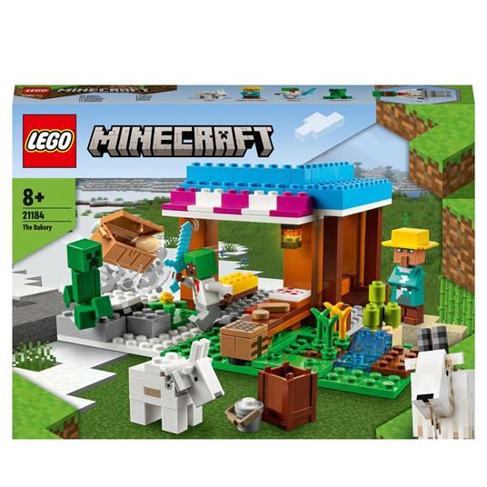 LEGO Minecraft 21184 La Panetteria, Villaggio di Neve, Casa Giocattolo con Creeper, Spada e Accessori, Giochi per Bambini - LEGO - Minecraft - TV & Movies - Giocattoli | IBS