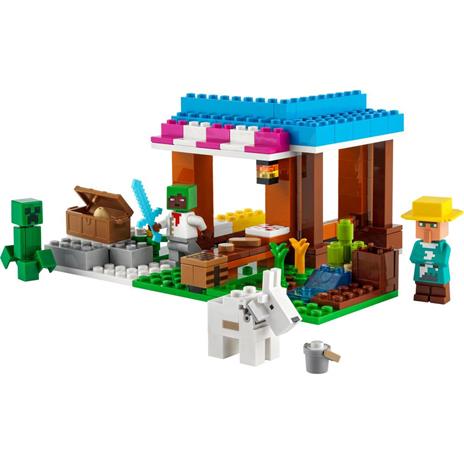 LEGO Minecraft 21184 La Panetteria, Villaggio di Neve, Casa Giocattolo con Creeper, Spada e Accessori, Giochi per Bambini - 7