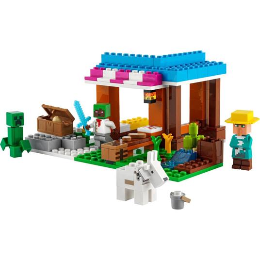 LEGO Minecraft 21184 La Panetteria, Villaggio di Neve, Casa Giocattolo con Creeper, Spada e Accessori, Giochi per Bambini - 7