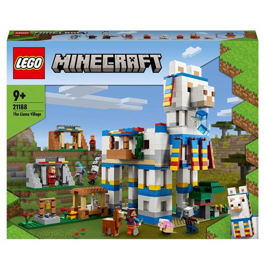 LEGO Minecraft 21188 Il Villaggio dei Lama, Casa Giocattolo con Animali della Fattoria, Giochi per Bambini Creativi - LEGO - Minecraft - TV & Movies - Giocattoli | IBS