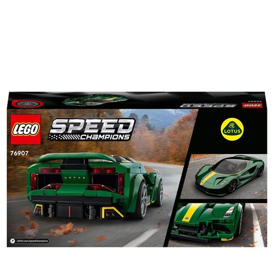 LEGO Speed Champions 76907 Lotus Evija, Macchina Giocattolo Da Corsa, Modello Replica Auto Sportiva, Set da Collezione - 8