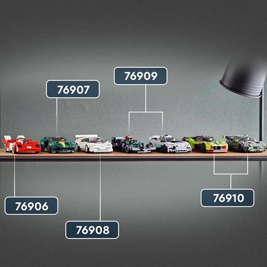 LEGO Speed Champions 76910 Aston Martin Valkyrie AMR Pro e Aston Martin Vantage GT3, Set 2 Auto Giocattolo per Bambini - 6