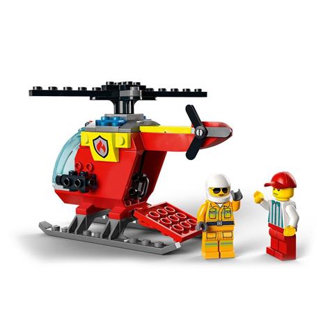 LEGO City Fire 60318 Elicottero Antincendio, con 2 Minifigure e Base Starter Brick, Giocattolo per Bambini di 4+ Anni - 4